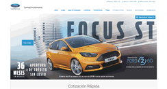 Desktop Screenshot of fordlomas.mx